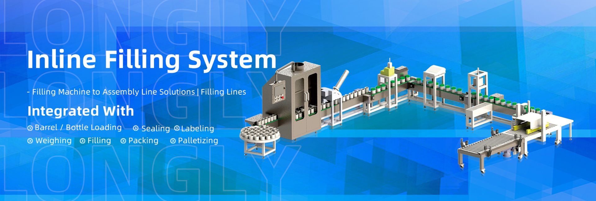 Inline Filling System and Filling Machines - LONGLY