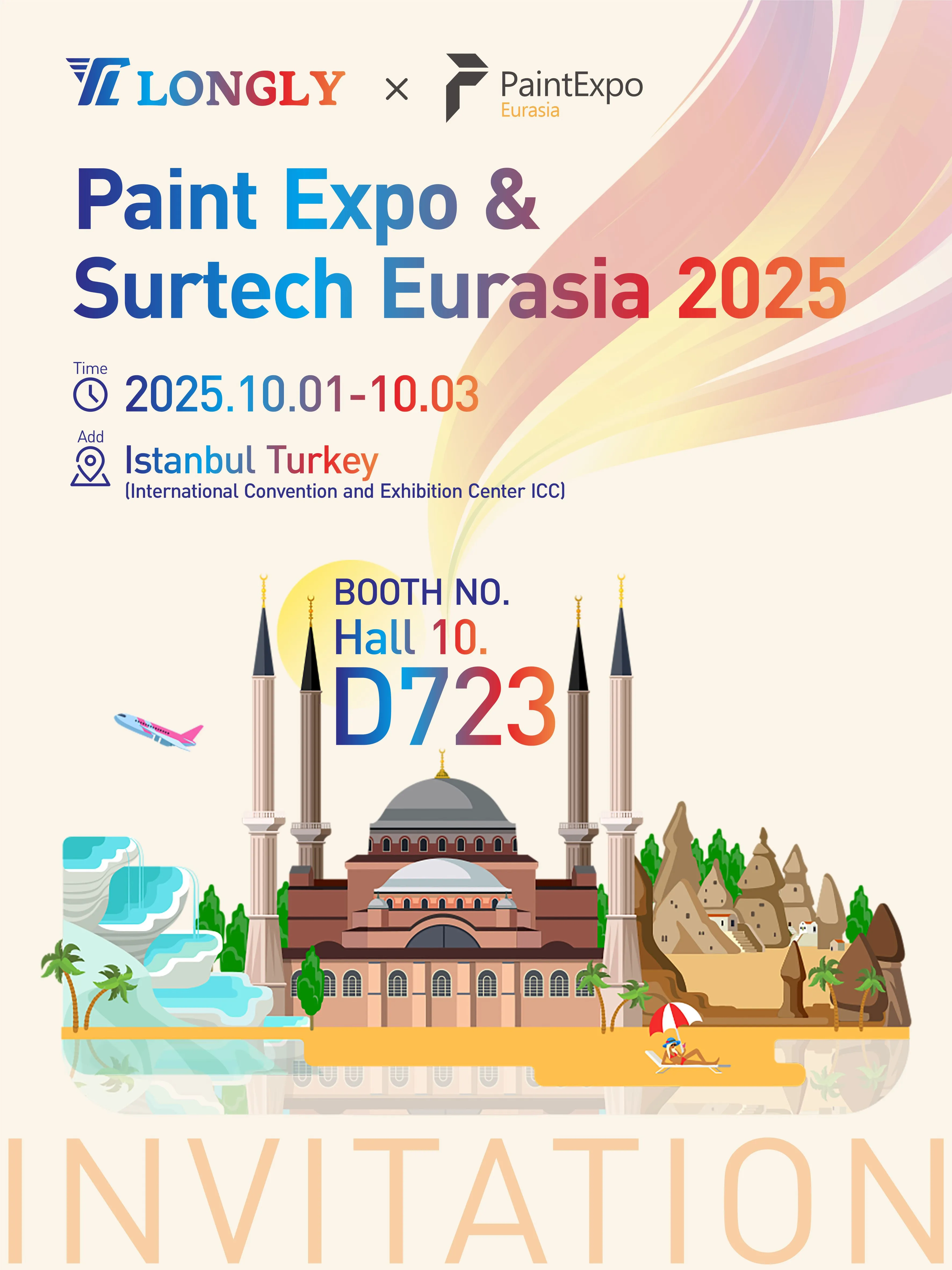 LONGLY Group Exhibits at PaintExpo Eurasia (Co-located: Surtech Eurasia)
